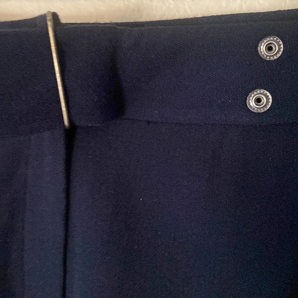 Jones New York Navy Blue Wool Blend Career Pencil Skirt 12 - Picture 4 of 5